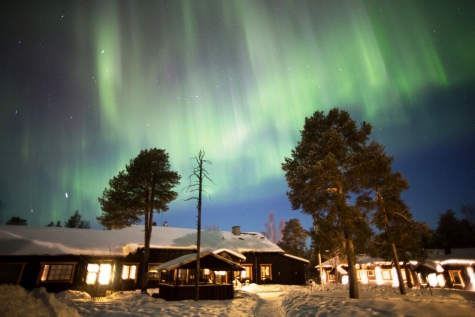 Aurora Over The Wilderness Lodge 