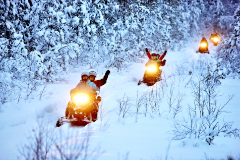 Join A Snowmobile Pack Ice Tour 