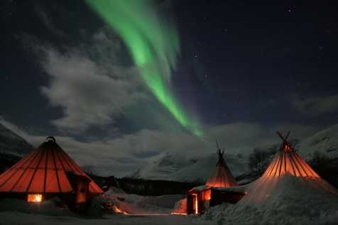 Northern Lights In Camp Tamok 