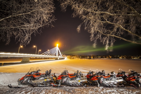 Spot The Northern Lights On A Snowmobile Tour