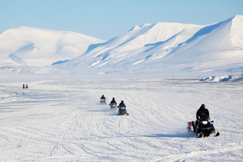 Snowmobile To The Unspoiled Nature Of Spitsbergen