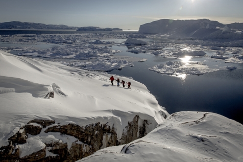 Snowshoeing On The Ilulissat Ice Fjord 