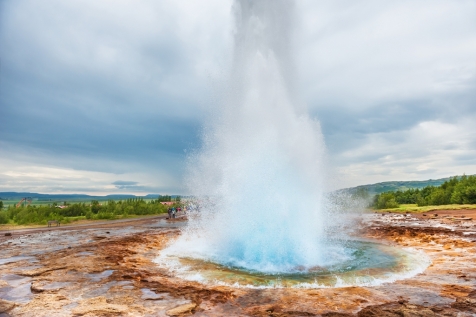 The Powerful Eruption Of Strokkur 