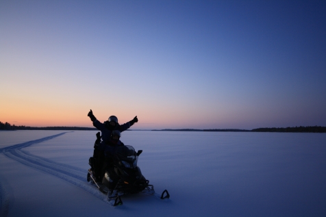 Inari Frozen Lake Adventure