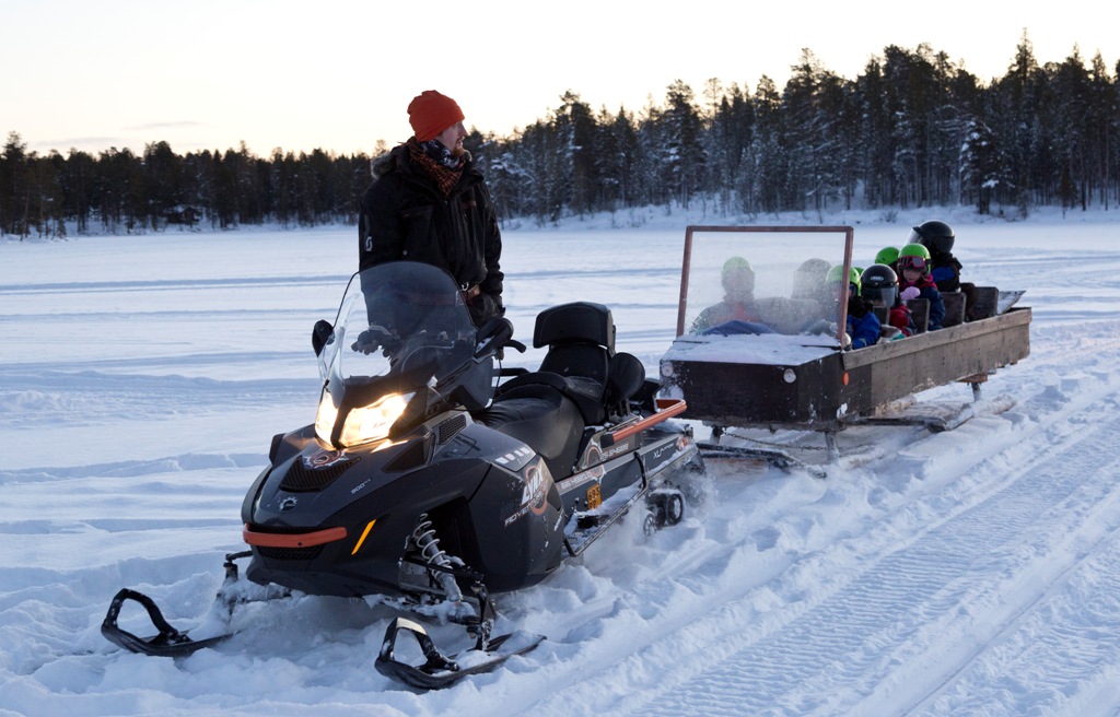 Snowmobile Adventures In Lapland 