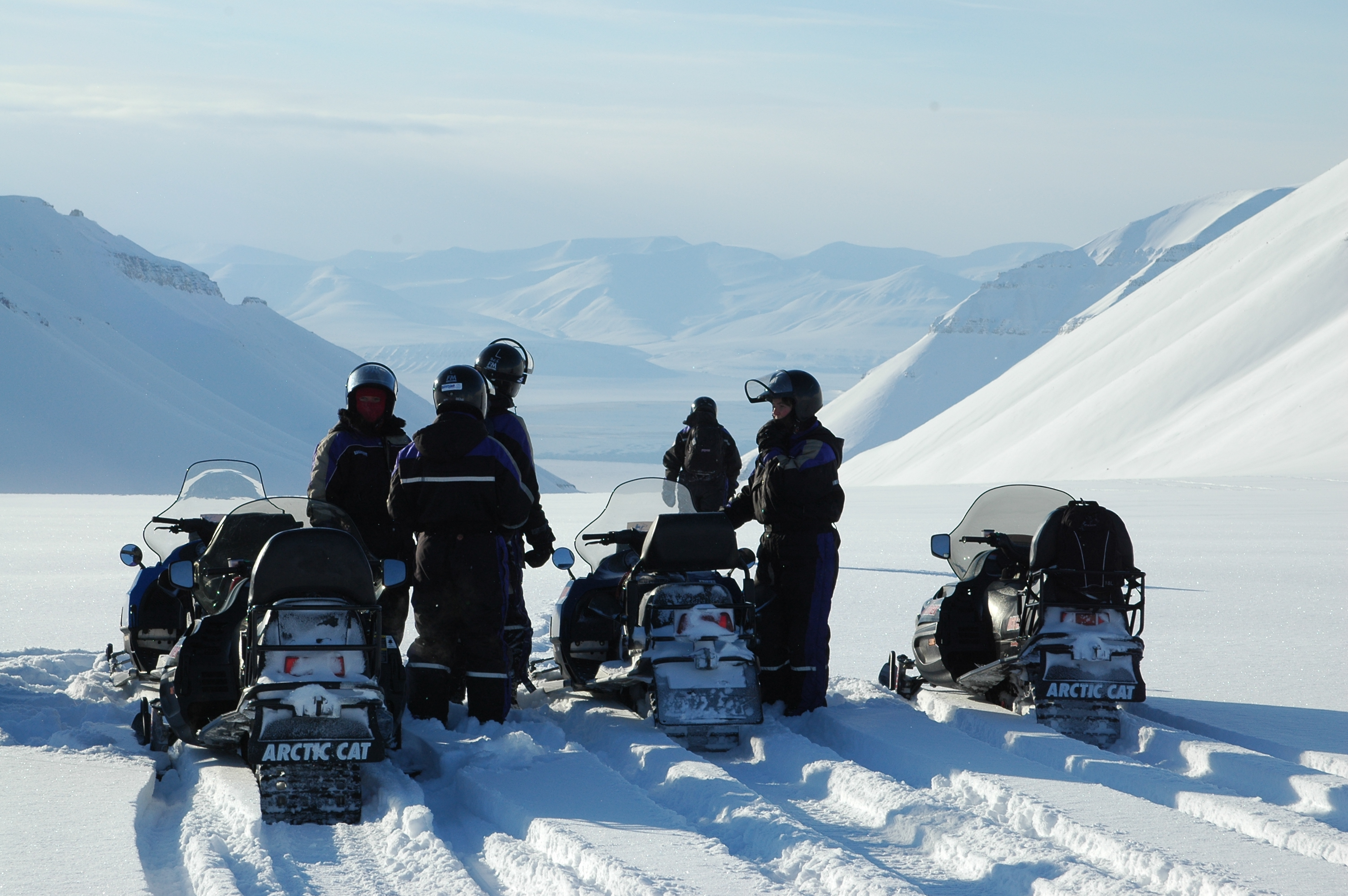 Snowmobile Group Spitsbrgen 