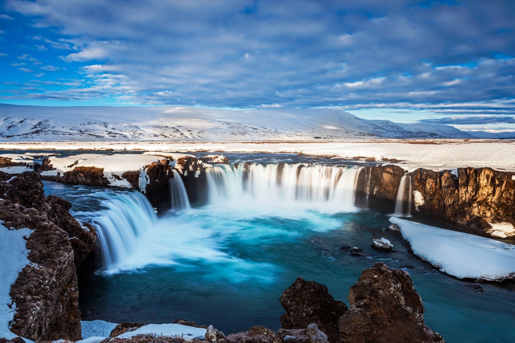 Godafoss Waterfall Iceland 